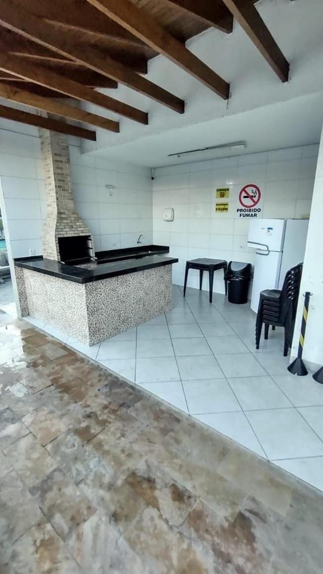 Appartamento Apartamento Com Piscina Churrasqueira Em Ubatuba Esterno foto