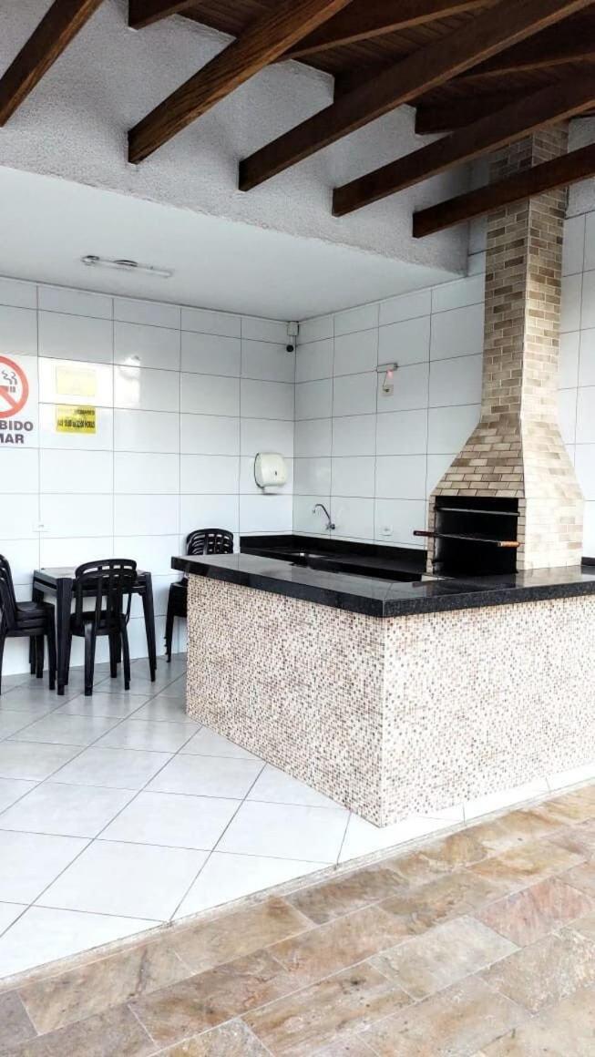 Appartamento Apartamento Com Piscina Churrasqueira Em Ubatuba Esterno foto