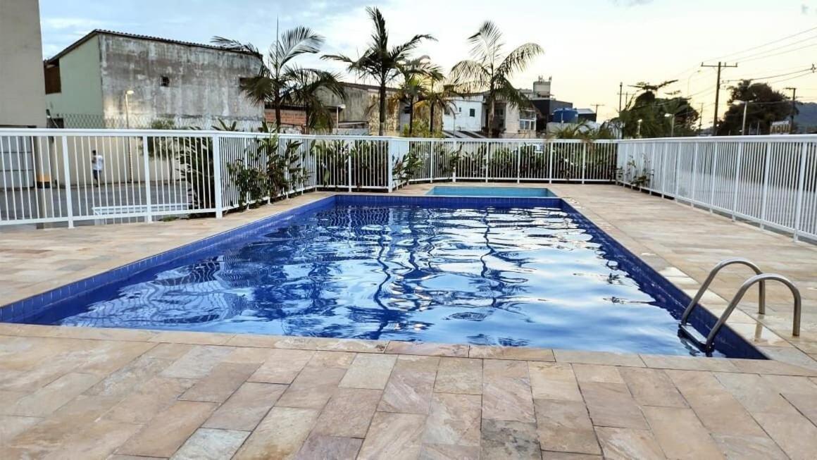 Appartamento Apartamento Com Piscina Churrasqueira Em Ubatuba Esterno foto